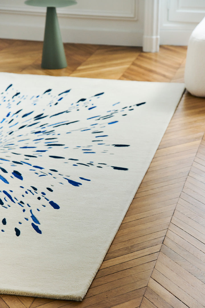 toulemonde-bochart-paint-blanc-bleu-tapis-tuft-main-laine-et-viscose image 5