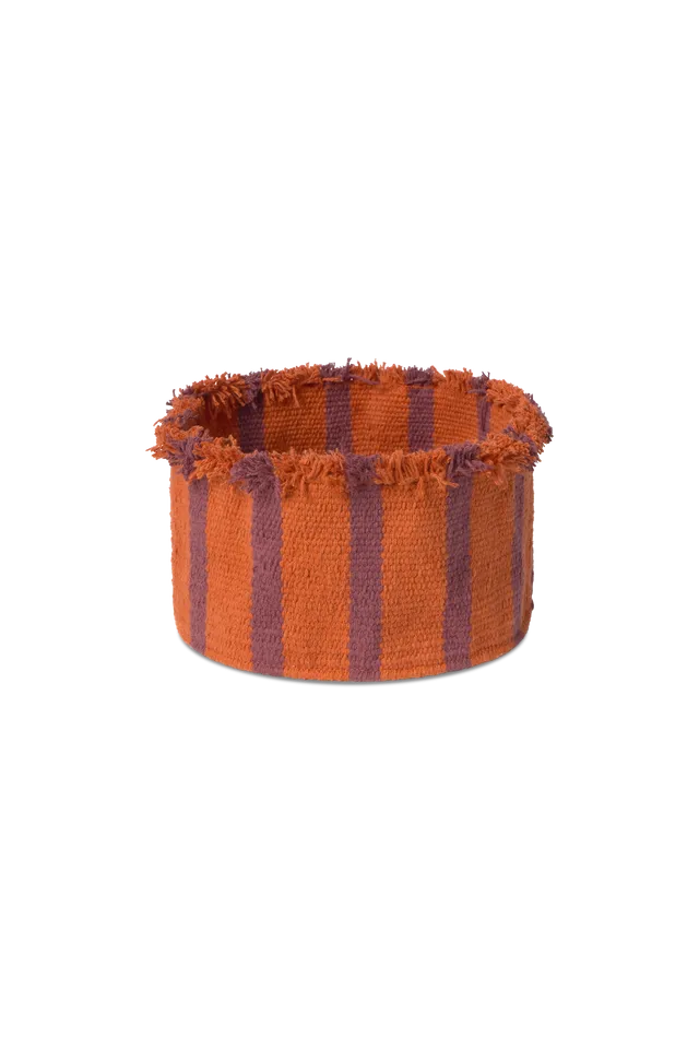 lorena-canals-panier-terracota-franges-petit-format image 1