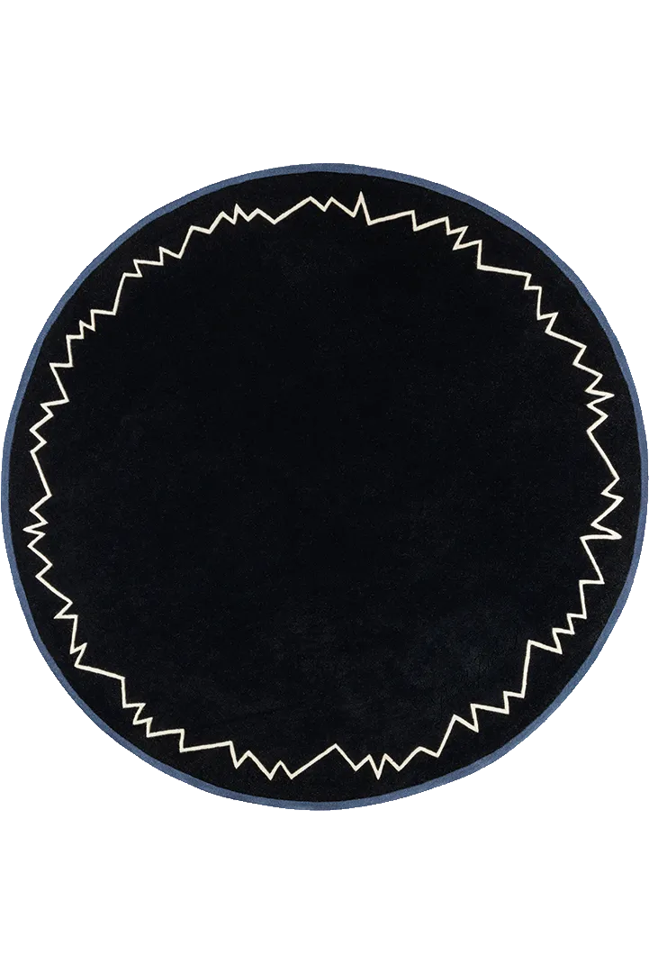 toulemonde-bochart-baikal-tapis-rond-noir-230-260-cm image 1