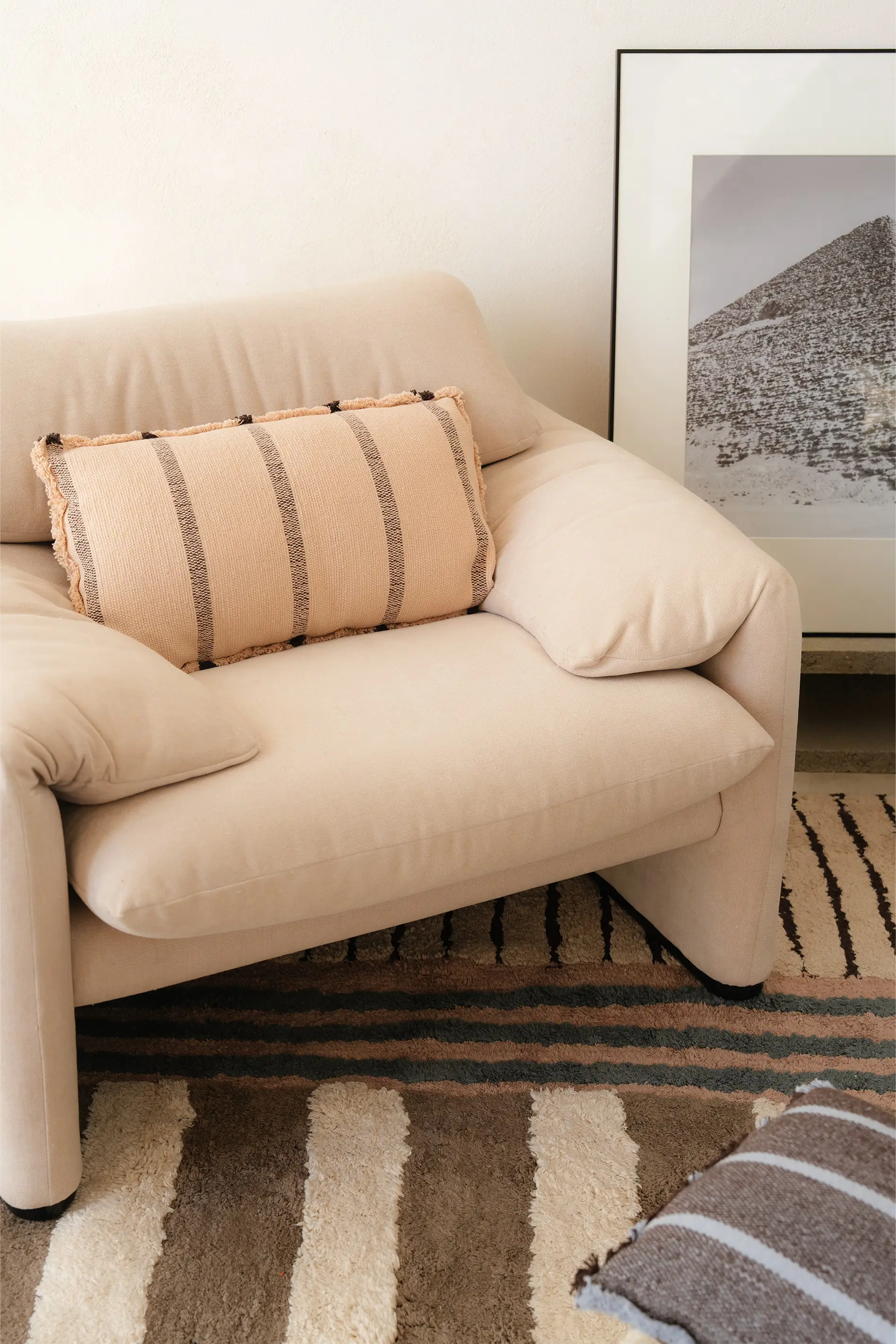 lorena-canals-coussin-rectangulaire-lines-rose image 2