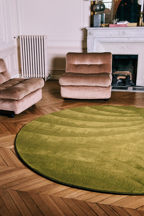 toulemonde-bochart-volute-rond-tapis-vert-diam-tre-230-250-cm image 4