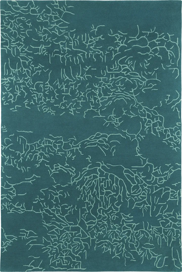 toulemonde-bochart-tapis-nature-lagon-vert-en-laine-tuft-main image 1