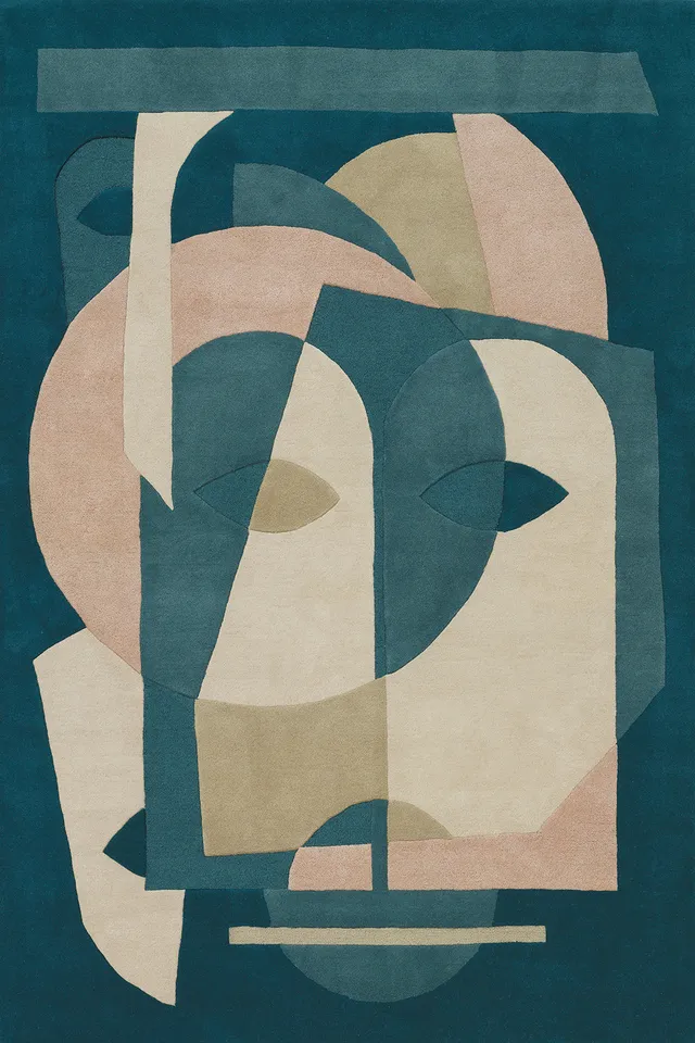 toulemonde-bochart-aduma-nuit-tapis-bleu-tuft-main-florence-bourel image 1