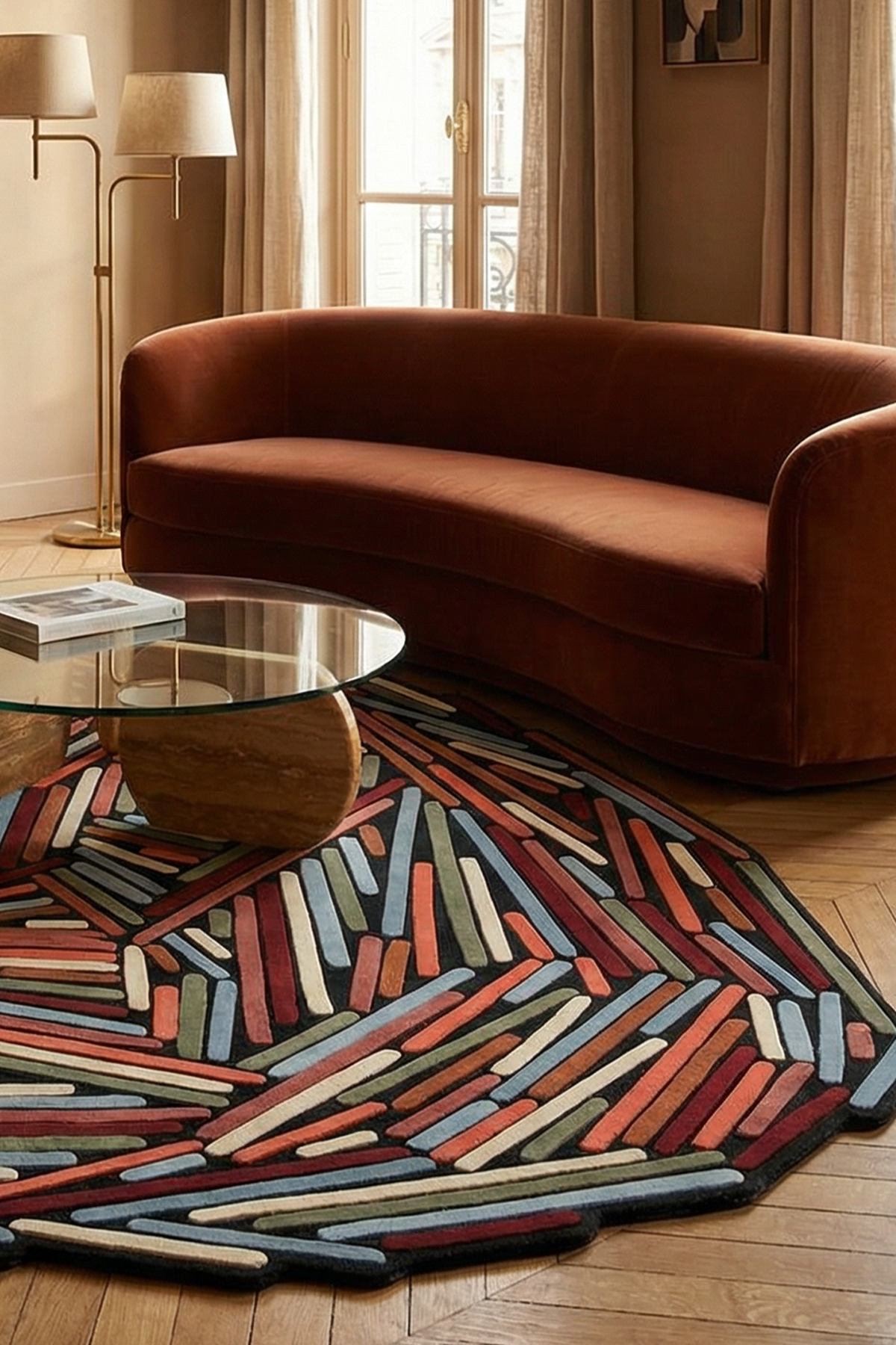 toulemonde-bochart-brindilles-hiver-tapis-contemporain-fait-main image 2