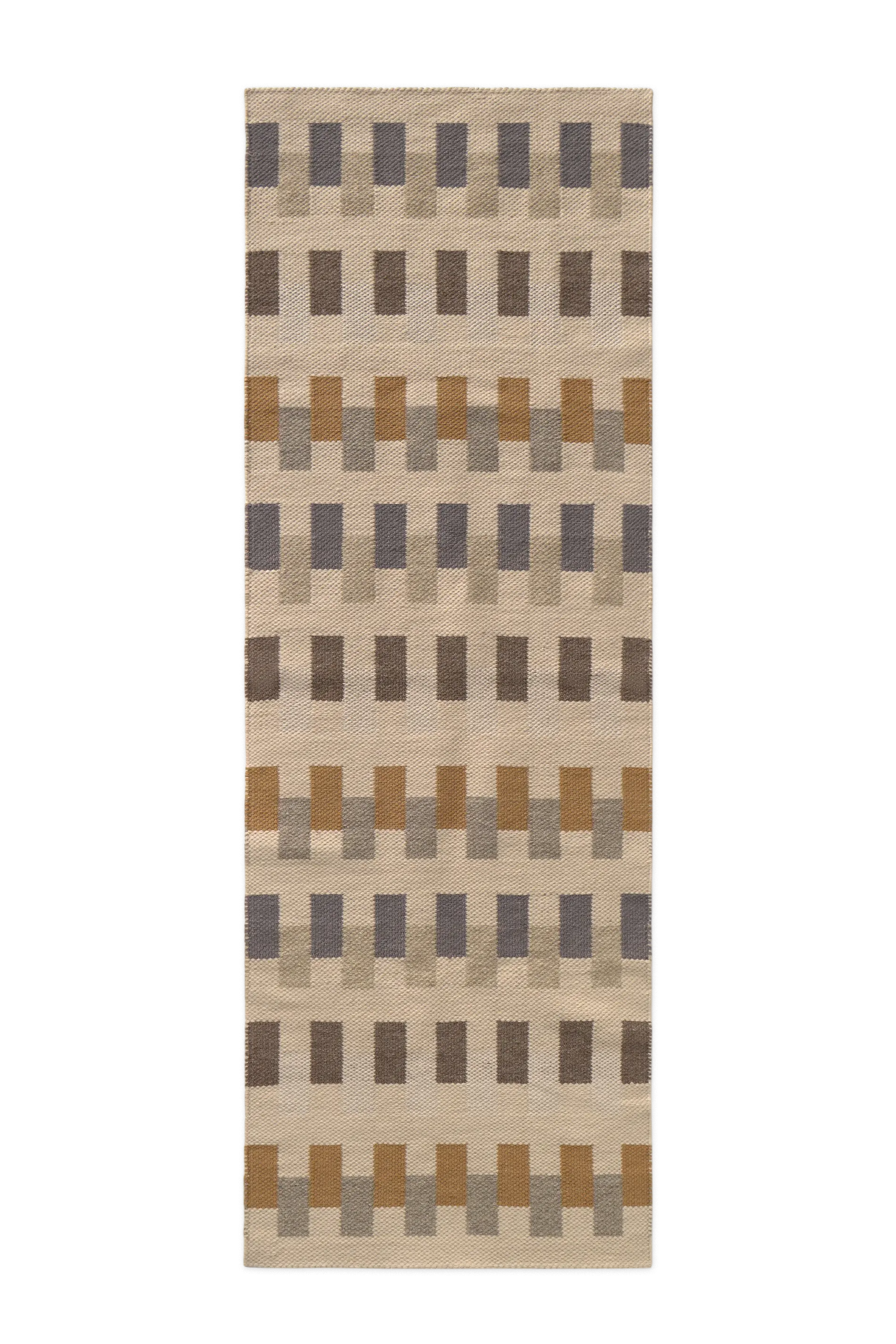 lorena-canals-tapis-de-couloir-handloom-intersecting-natural image 1