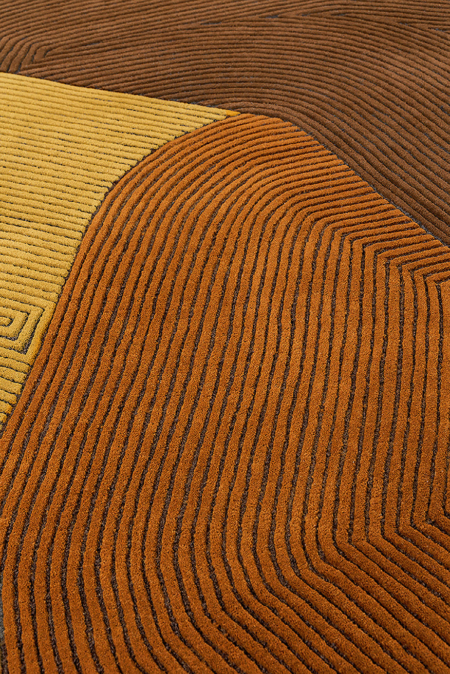 toulemonde-bochart-tumulus-tapis-jaune-en-laine-tuft-main-samuel-accoceberry image 3