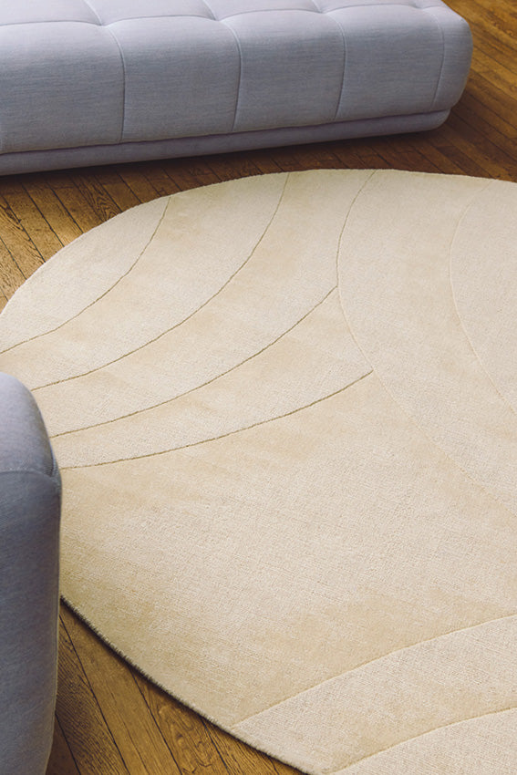 toulemonde-bochart-volute-rond-beige-tapis-rond-laine-boucl-e-tiss-main image 3
