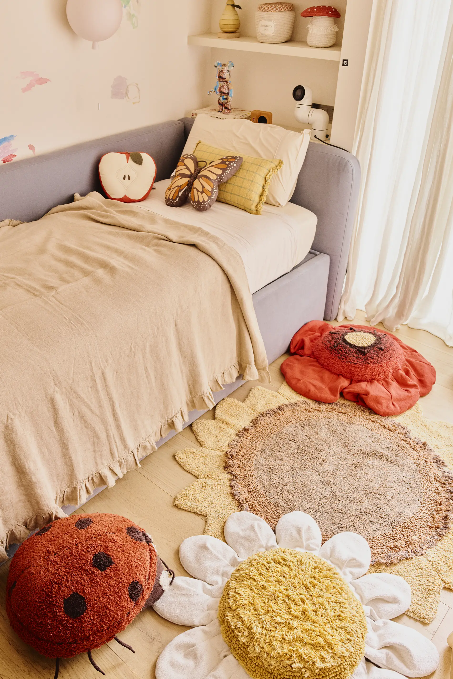 lorena-canals-sunflower-tapis-lavable-enfant-tournesol image 4