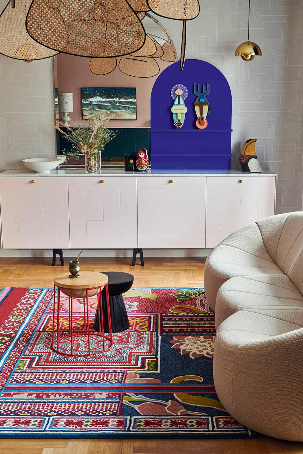 toulemonde-bochart-baya-rouge-tapis-laine-et-soie-v-g-tale-florence-bourel image 3
