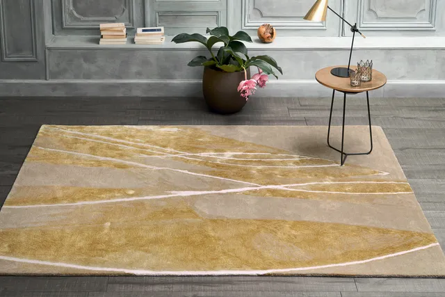 serge-lesage-tapis-flowing-h-ritage-miel-ambr-sur-mesure image 1