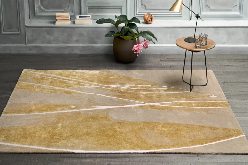 serge-lesage-tapis-flowing-h-ritage-miel-ambr-sur-mesure image 1