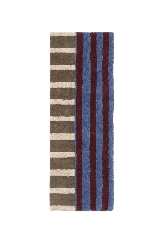lorena-canals-tapis-de-couloir-lavable-color-on-indigo-blue-runner-coton image 1