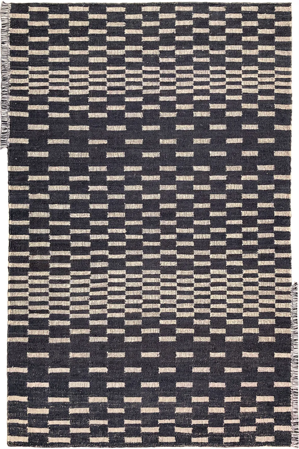 serge-lesage-tapis-vibration-2-noir-et-blanc image 1