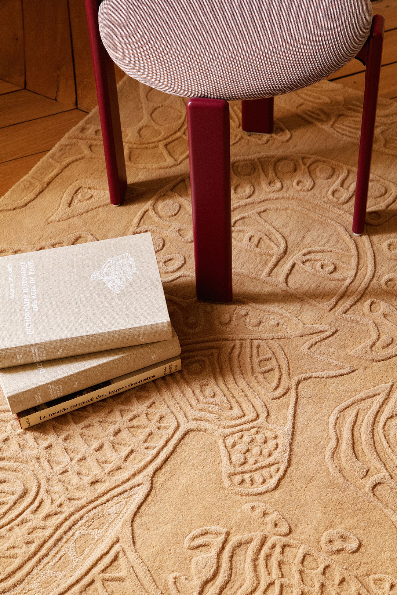 toulemonde-bochart-sabbia-beige-tapis-sculpt-laine-crue-200x300-250x350 image 4