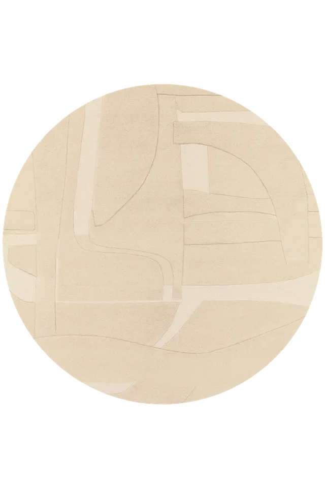 toulemonde-bochart-collage-beige-tapis-en-laine-par-pascale-ribourg image 1