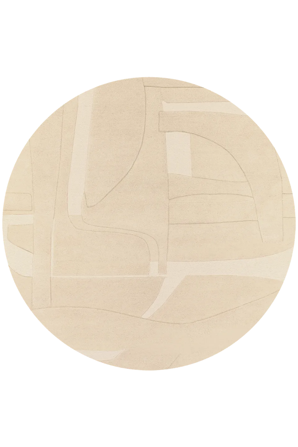 toulemonde-bochart-collage-beige-tapis-en-laine-par-pascale-ribourg image 1