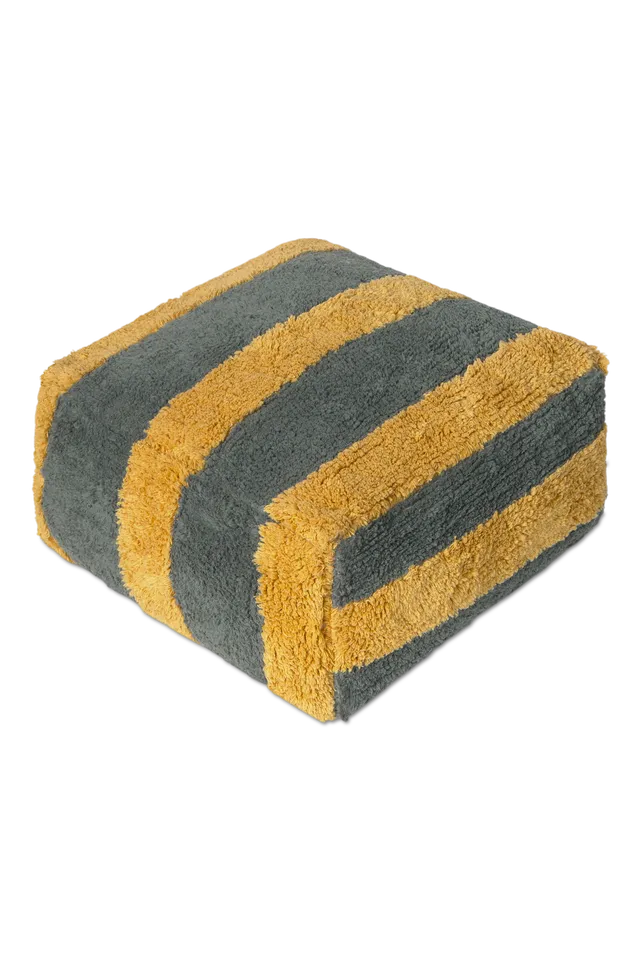 lorena-canals-lines-terrazo-pouf-chroma-stripes image 1