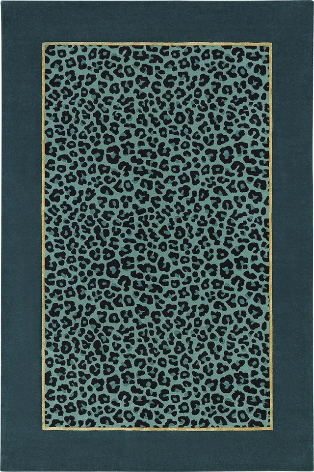 toulemonde-bochart-fauve-aqua-170x240-tapis-l-opard-bleu-laine image 1