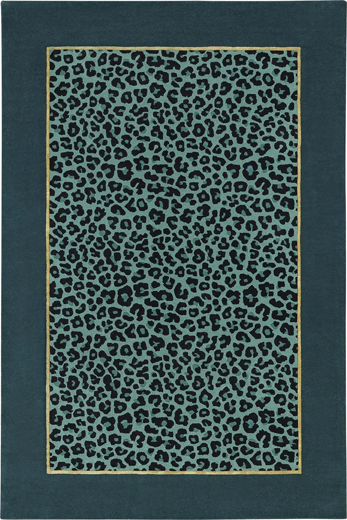 toulemonde-bochart-fauve-aqua-170x240-tapis-l-opard-bleu-laine image 1