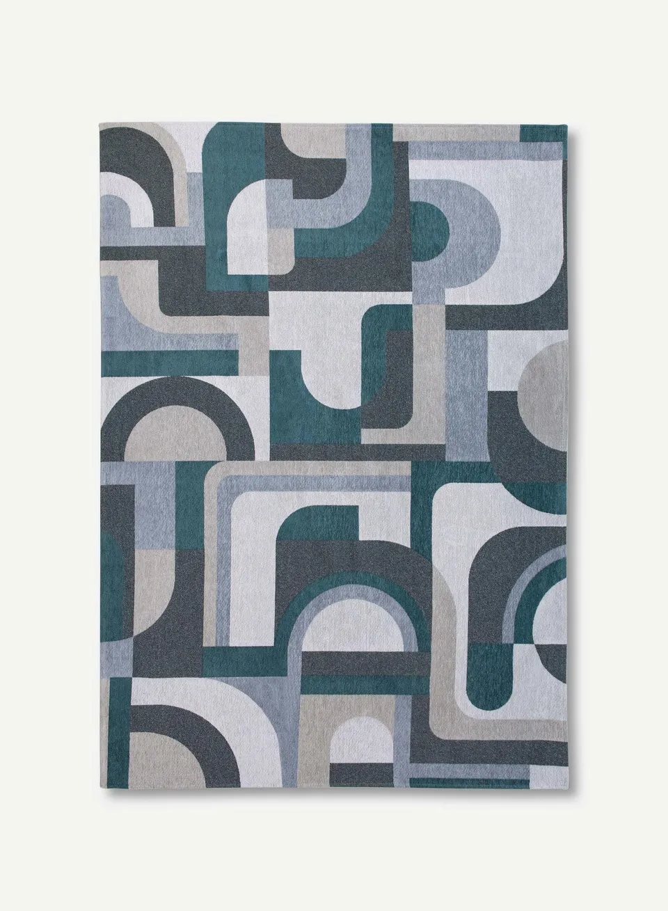 louis-de-poortere-nuance-module-tapis-g-om-trique-170-x-240-cm-bleu-camel image 1