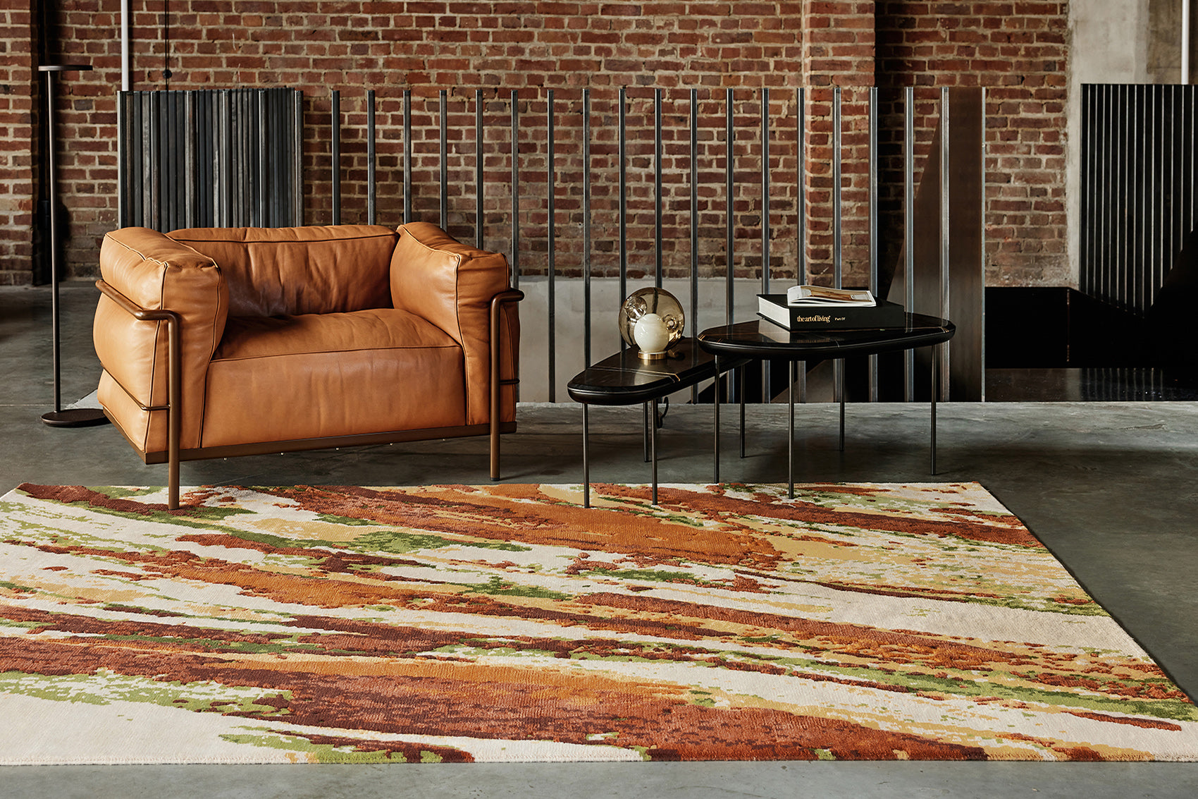 serge-lesage-tapis-flux-brique image 1