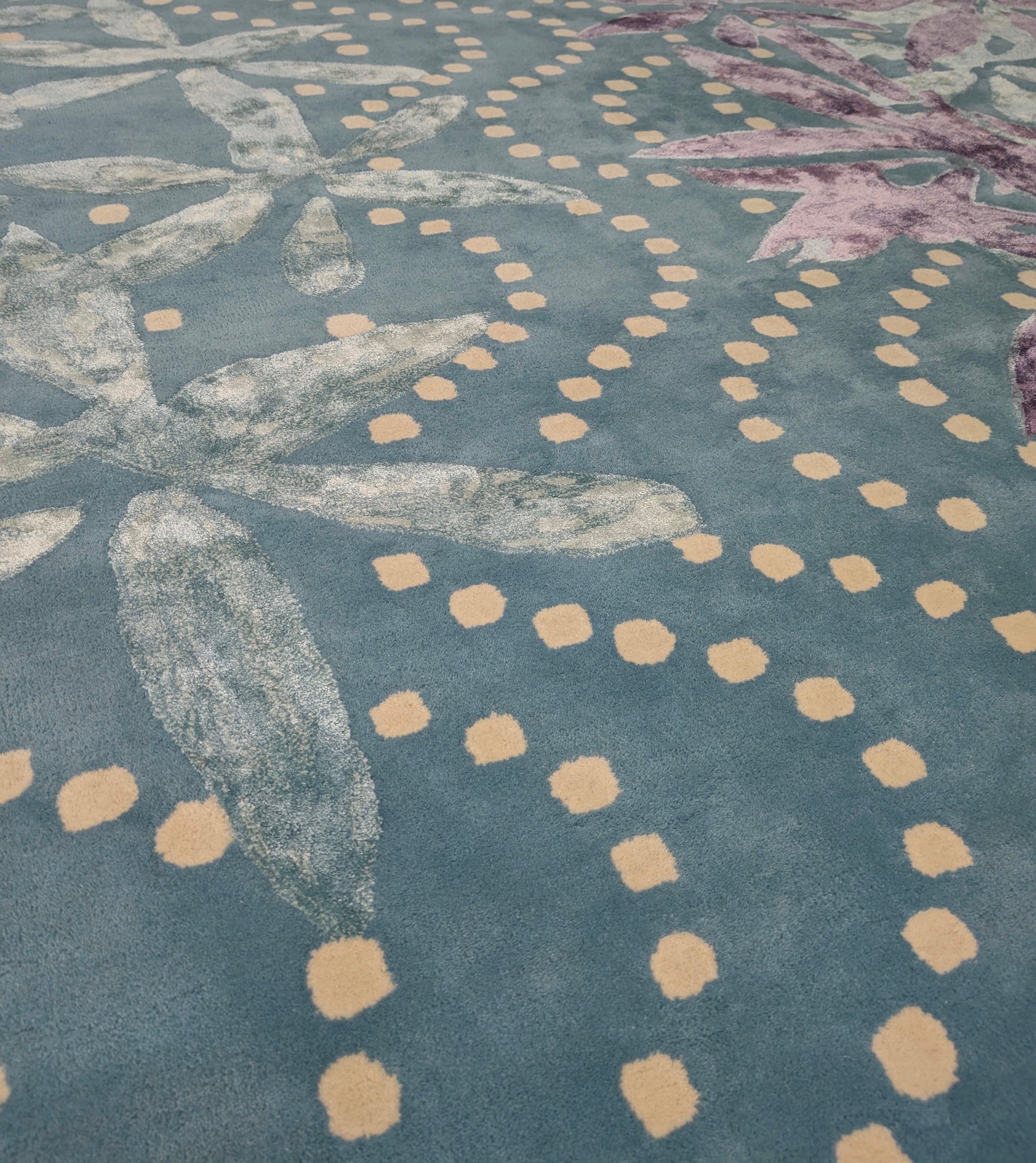 tapis-serge-lesage-ailleurs-turquoise-250x350 image 3