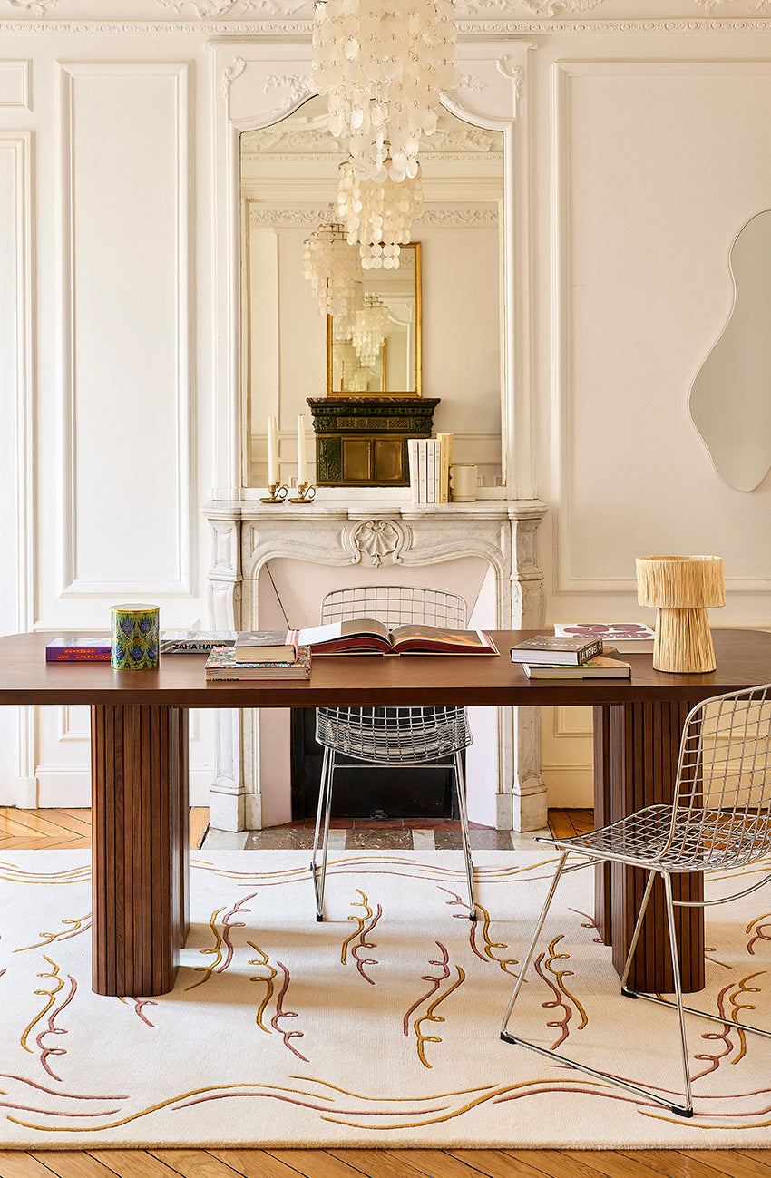 toulemonde-bochart-nazar-cru-brique-tapis-laine-tuft-main image 2