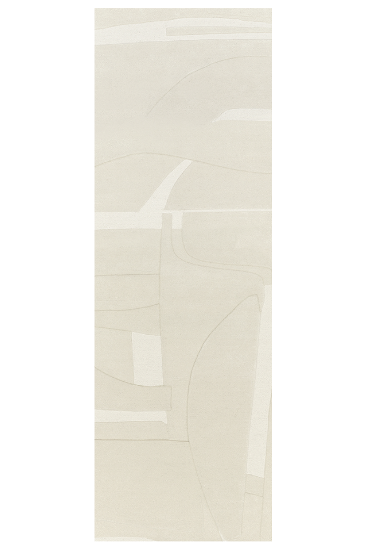 toulemonde-bochart-collage-blanc-tapis-blanc-laine-tuft-main image 1