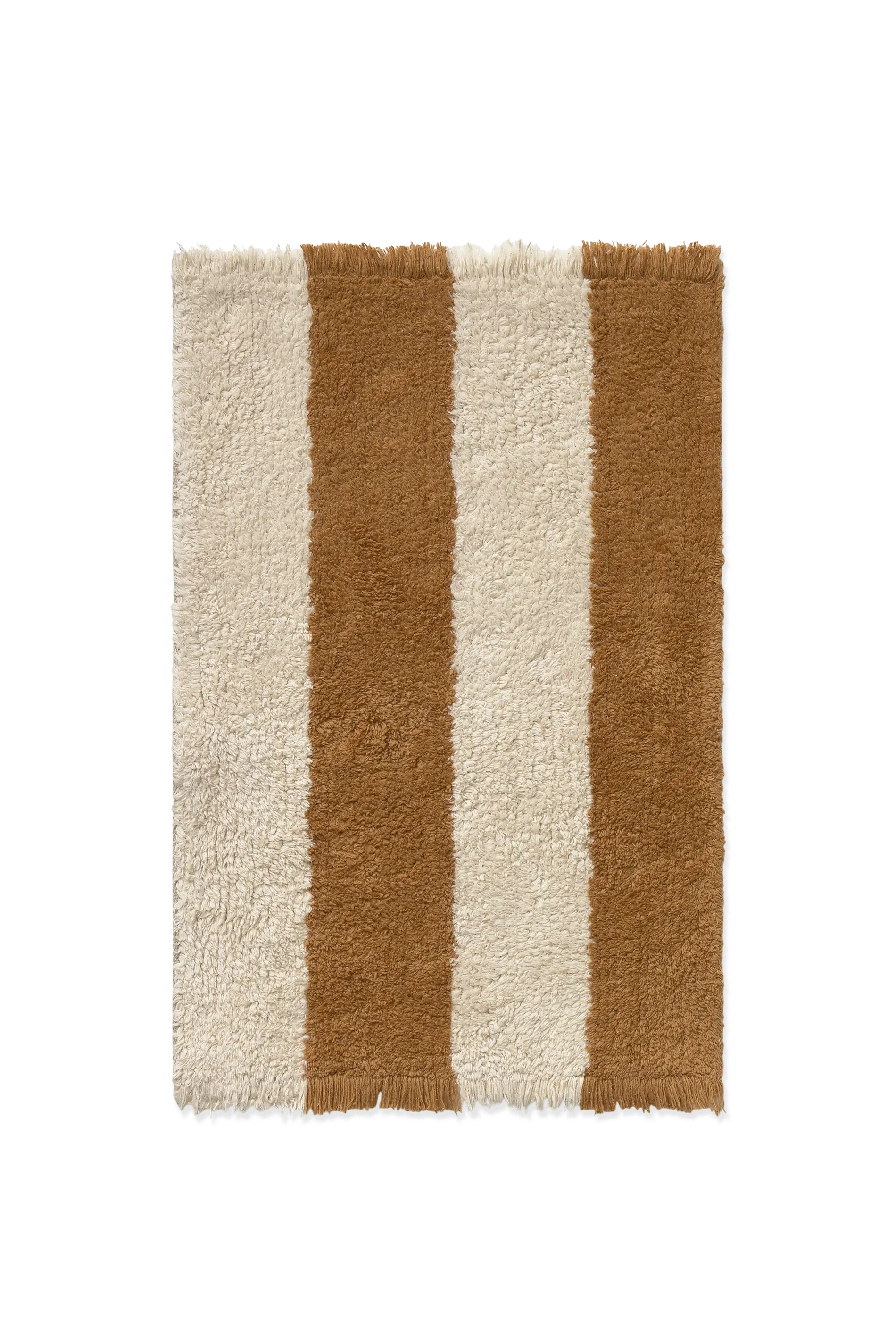 lorena-canals-swatch-cabana-lines-chantillon-tapis-lavable-coton-natural-toffee image 1