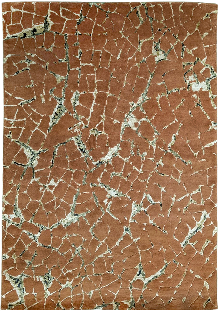 serge-lesage-tapis-kintsugi-acajou-tapis-nou-main image 2
