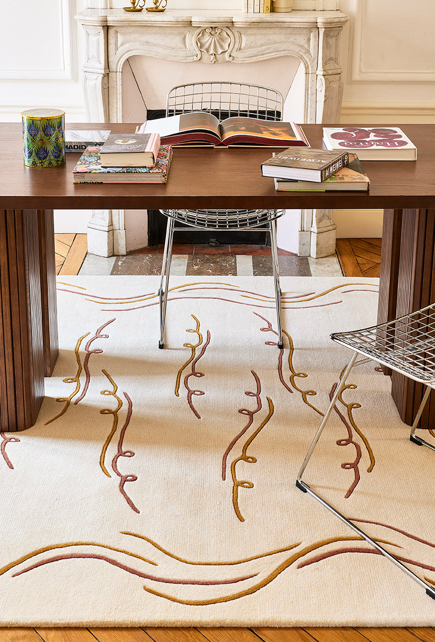 toulemonde-bochart-nazar-cru-brique-tapis-laine-tuft-main image 3