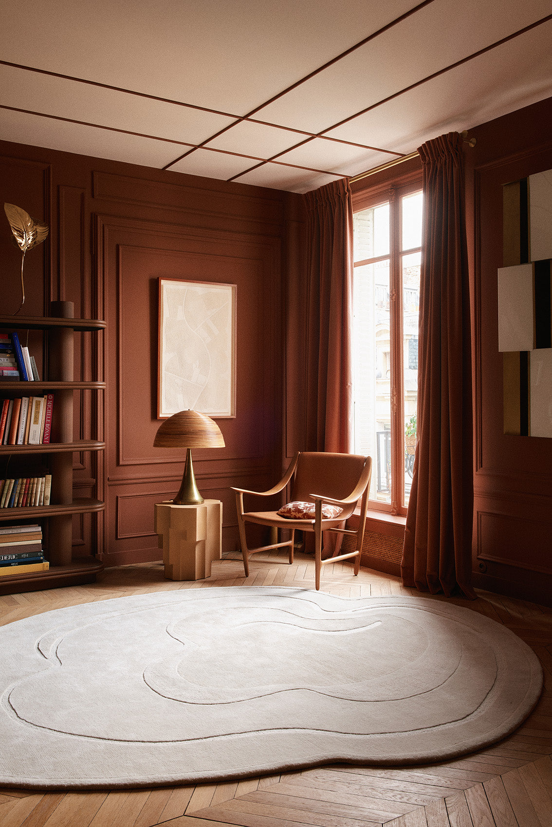 toulemonde-bochart-sahara-blanc-tapis-laine-et-viscose-tuft-main image 2