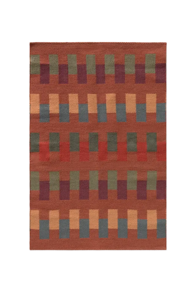 lorena-canals-tapis-handloom-intersecting-sienna image 1