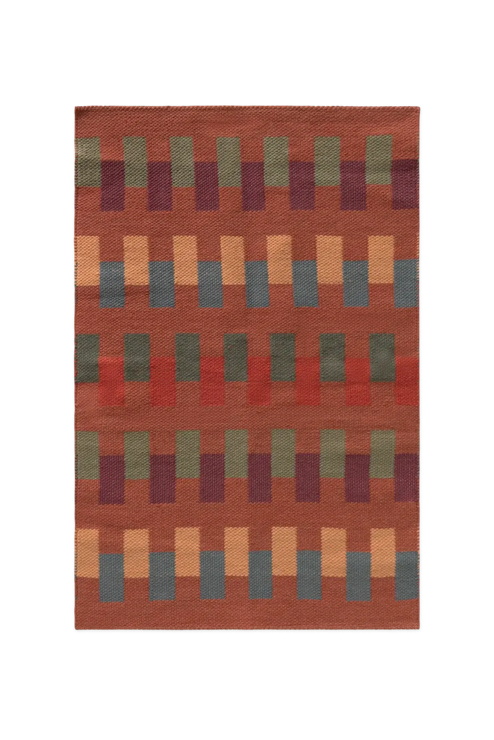 lorena-canals-tapis-handloom-intersecting-sienna image 1