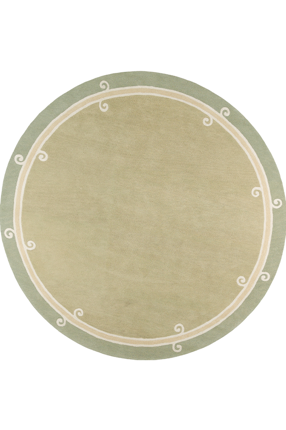 toulemonde-bochart-syracuse-rond-tapis-rond-vert-sauge-tuft-main image 1