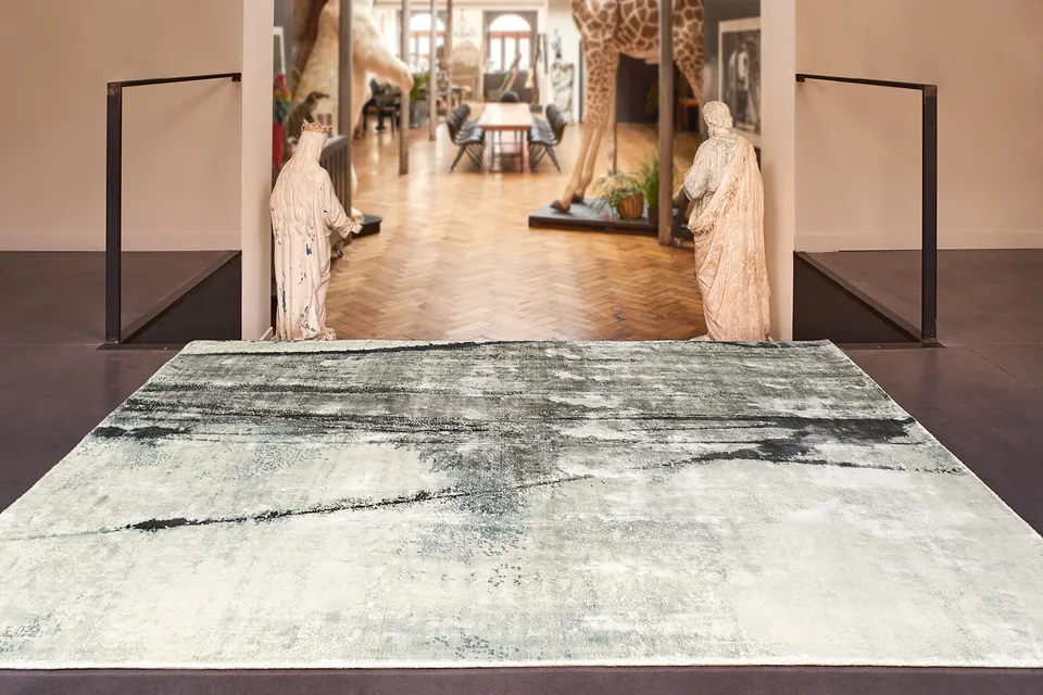 serge-lesage-tapis-neo-bleu-d-ombre image 1