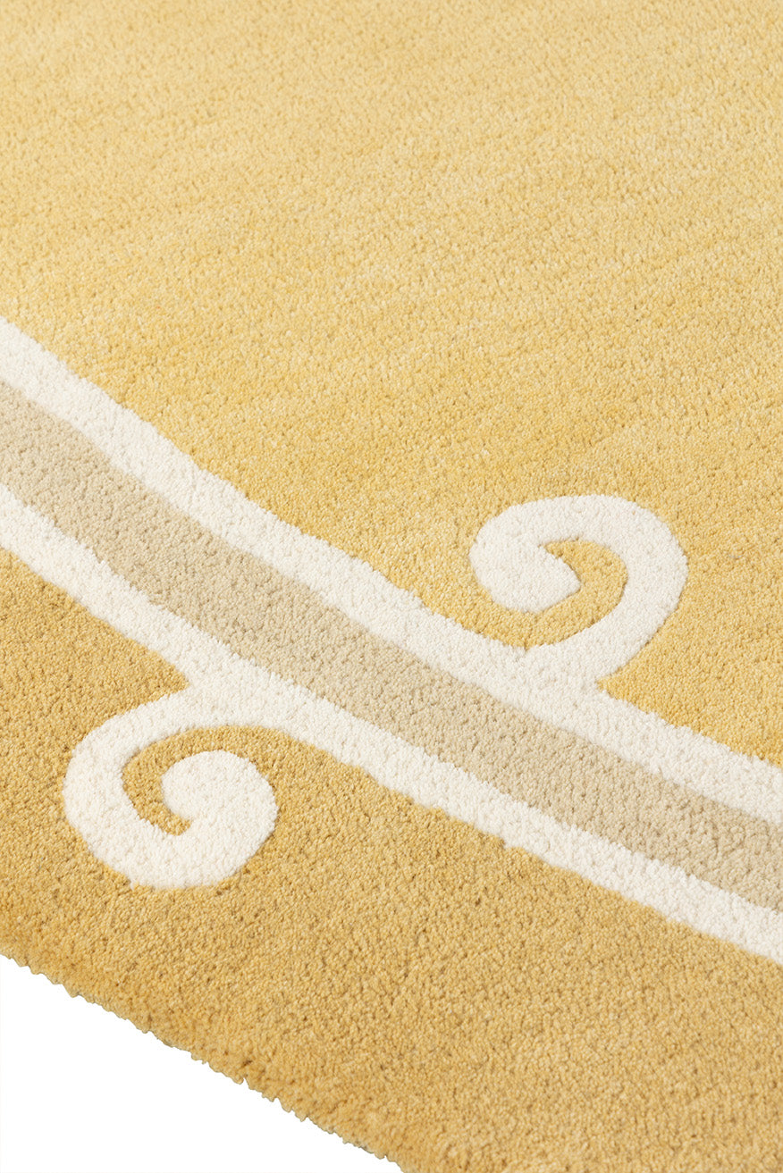toulemonde-bochart-syracuse-rond-tapis-rond-jaune-en-laine-tuft-e-main image 3