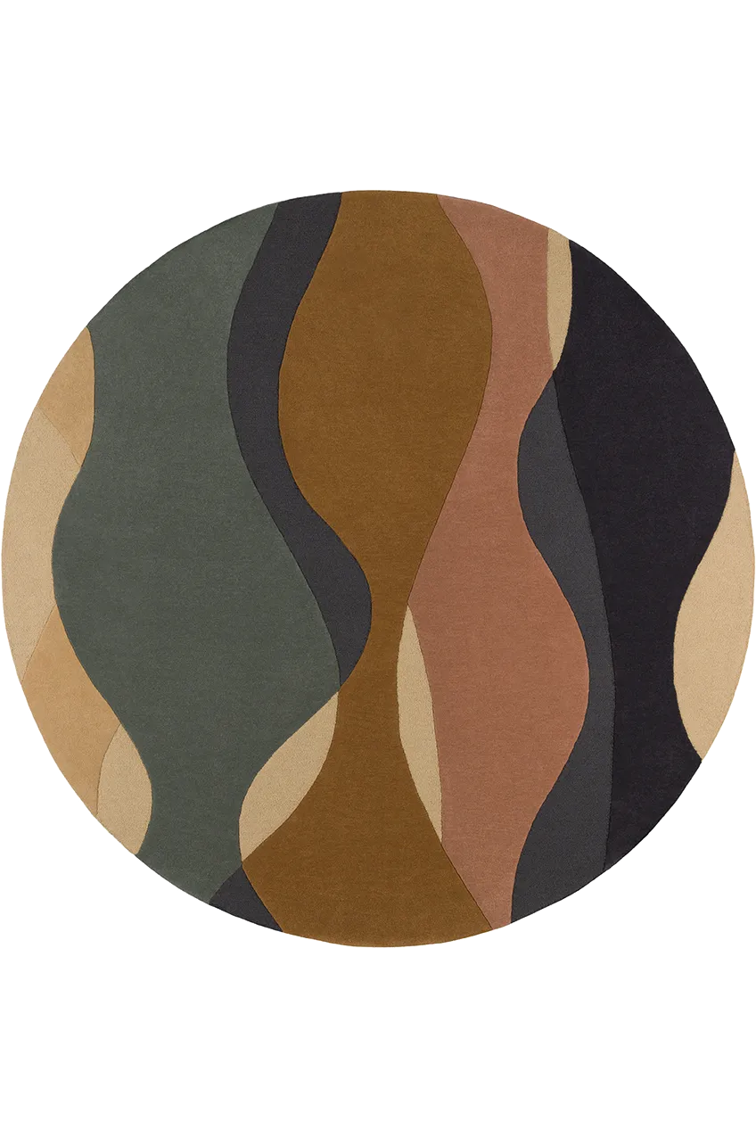 toulemonde-bochart-oc-ane-tapis-rond-multicolore-tuft-main image 1