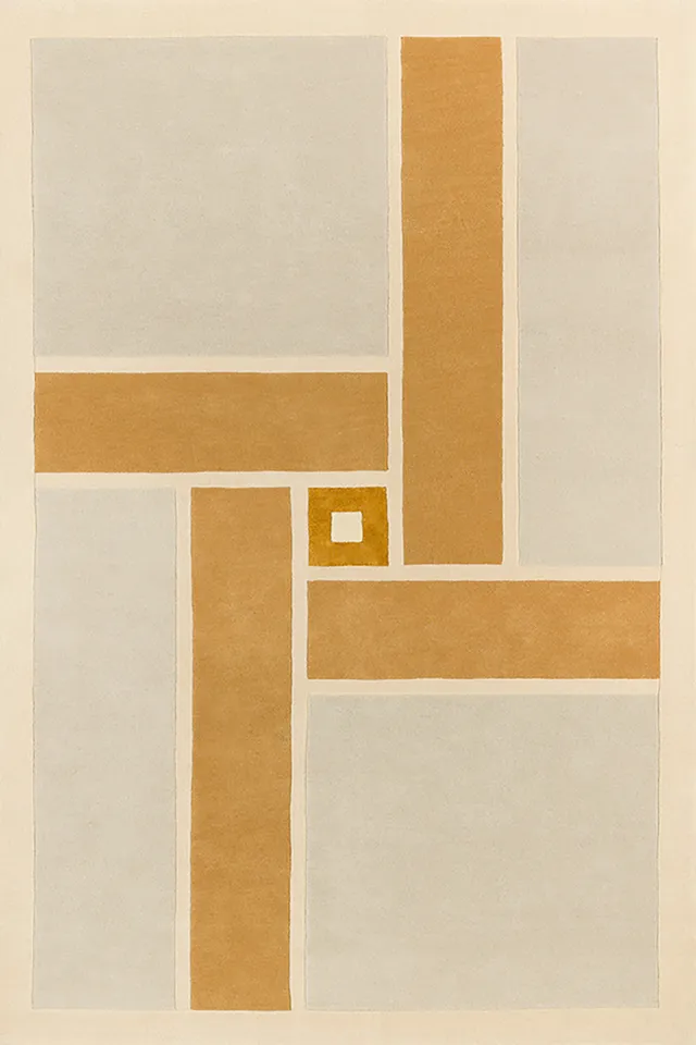 toulemonde-bochart-vintage-tapis-beige-italien-70s-laine-et-viscose image 1