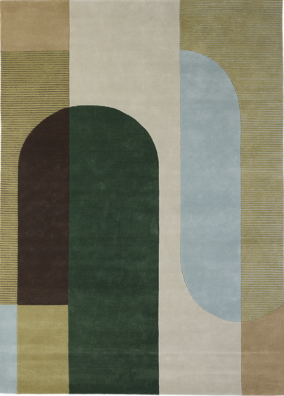 serge-lesage-ombres-meraude-tapis-vert-boucl-velours image 2