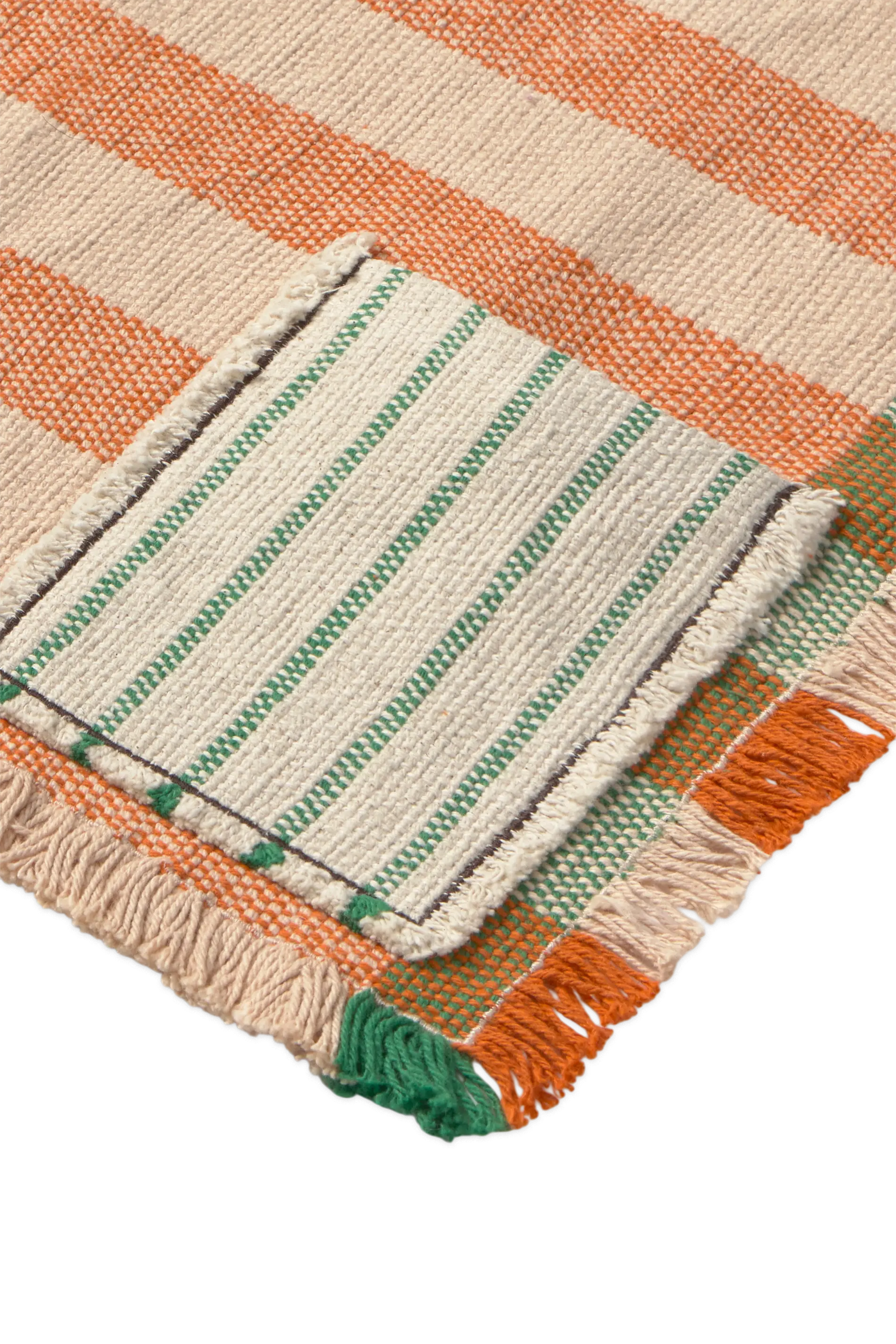 lorena-canals-pack-de-2-sets-de-table-handloom-avec-poche-terracotta image 4