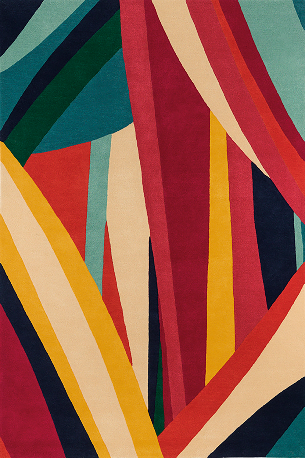 toulemonde-bochart-ipanema-tapis-design-jungle-fuchsia-3 image 1