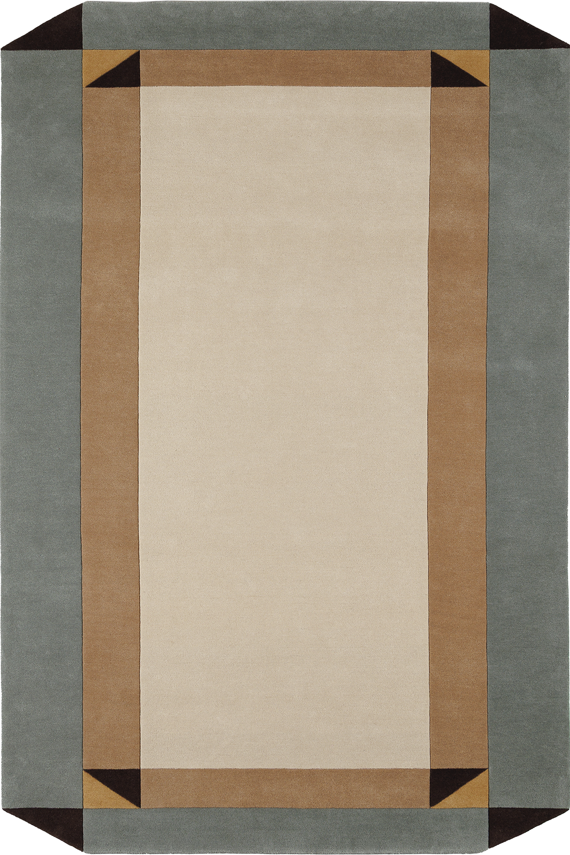toulemonde-bochart-palatin-bleu-tapis-laine-tuft-main-graphique image 1