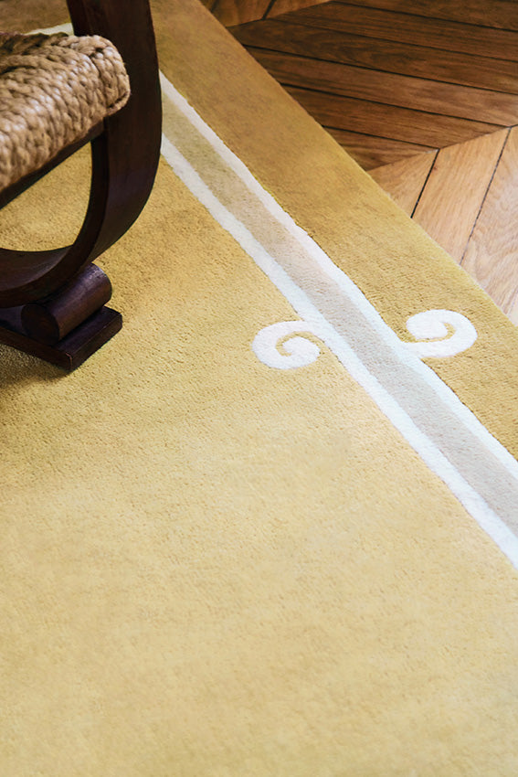 toulemonde-bochart-syracuse-jaune-tapis-en-laine-tuft-main image 5