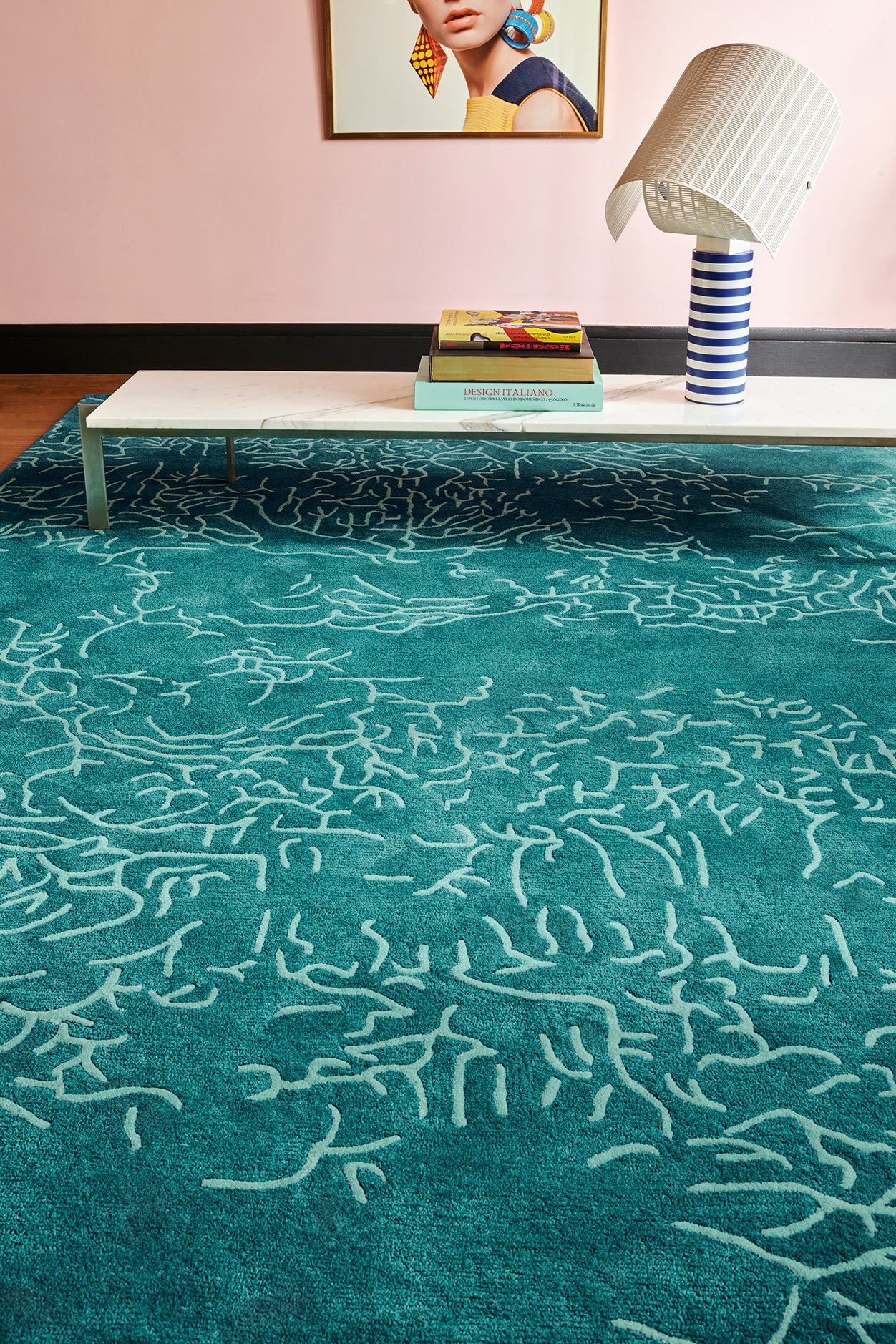toulemonde-bochart-tapis-nature-lagon-vert-en-laine-tuft-main image 3