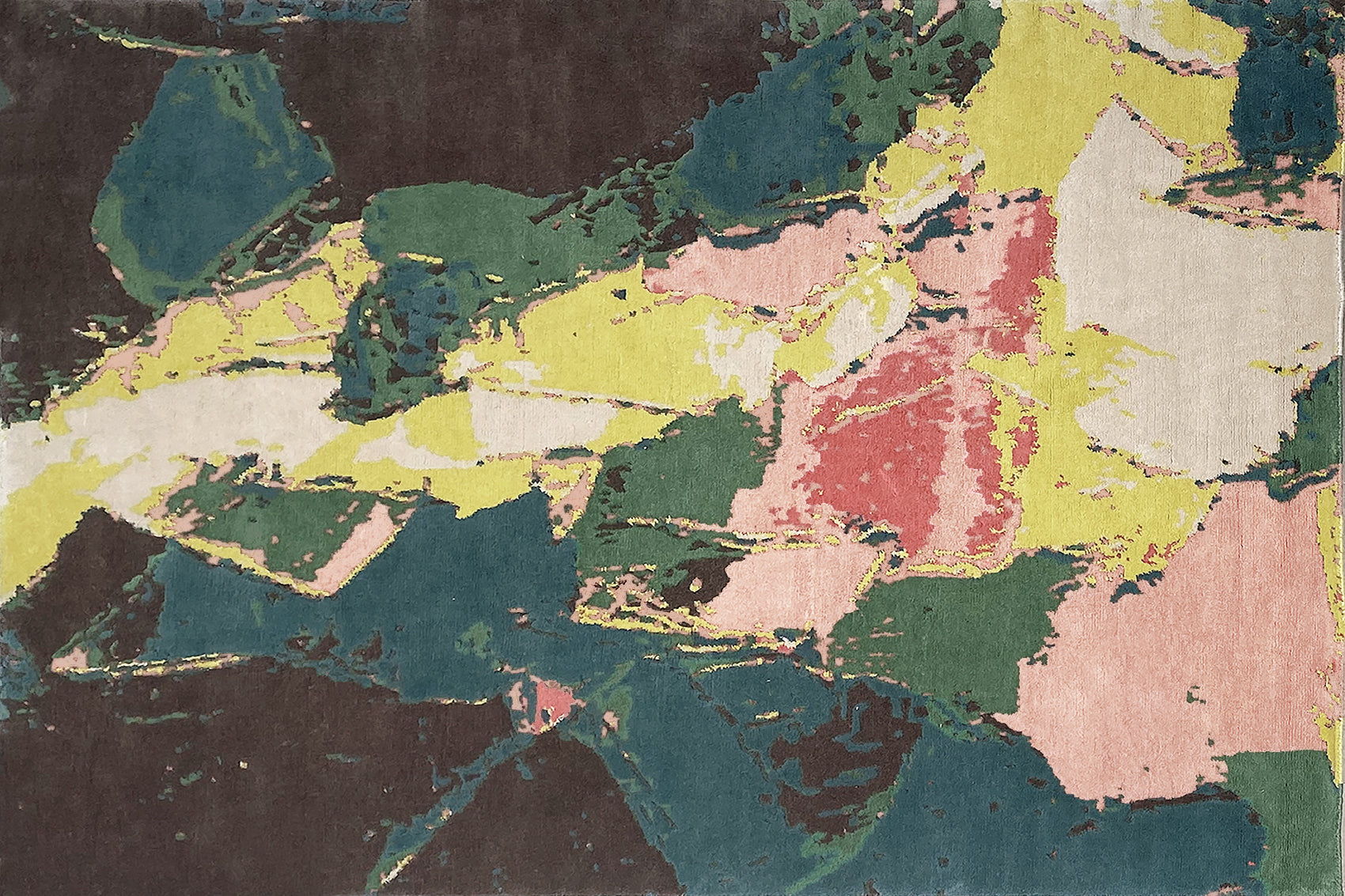 serge-lesage-tapis-crust-baie-d-arbousier-tapis-en-laine-relief image 2