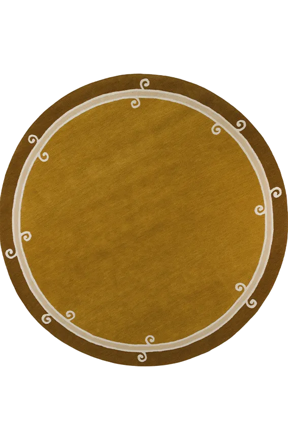 toulemonde-bochart-syracuse-rond-tabac-tapis-rond-en-laine-tuft-main image 1