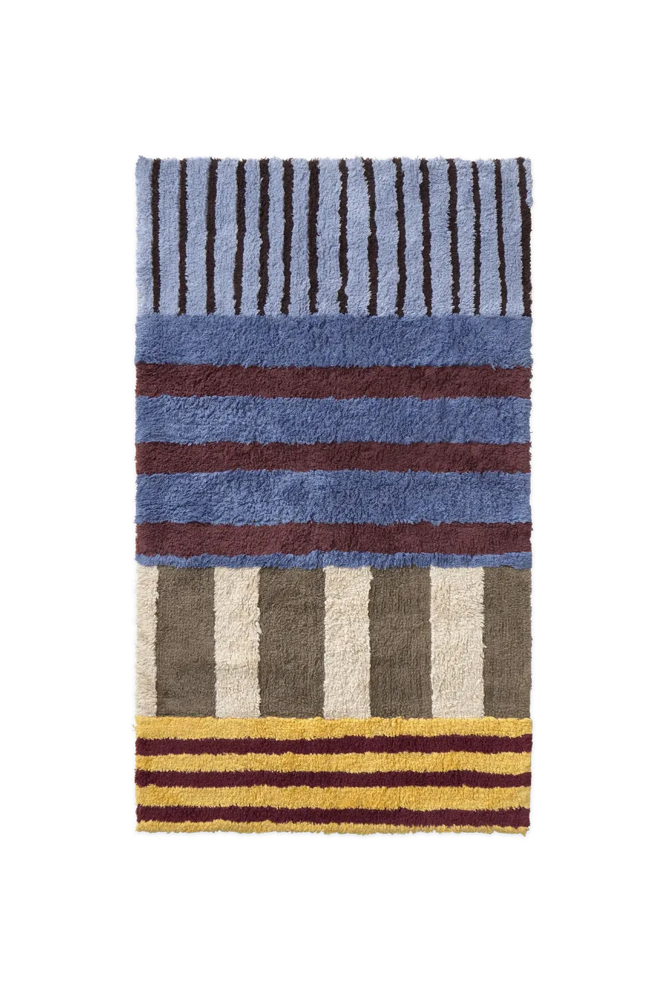 lorena-canals-color-on-indigo-blue-tapis-lavable-en-coton image 1