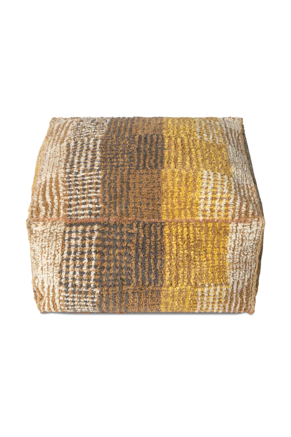 lorena-canals-pouf-city-r-versible-ochre-pouf-tuft-2-faces image 1
