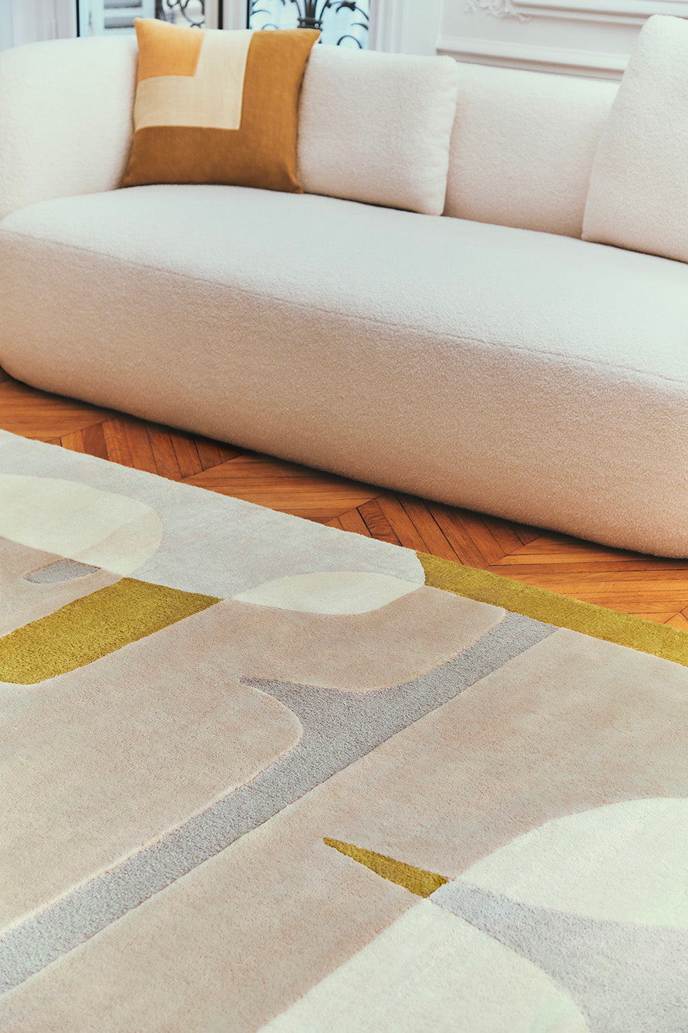 toulemonde-bochart-sirocco-tapis-ocre-en-laine-de-nouvelle-z-lande-tuft-main image 3
